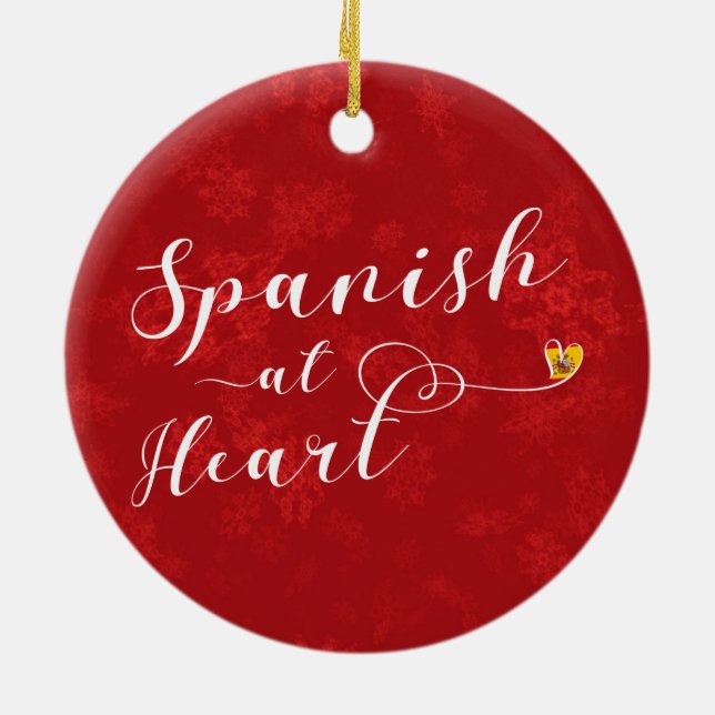 Spanisch im Herzen von Urlaubskunst, Spanien Keramikornament (Hinten)