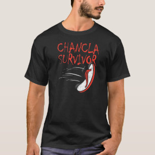 Spanisch Mexikanischer Spaß Red Dreh Flop Chancla T-Shirt