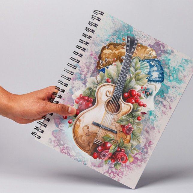 Spanisch Music Spiral Foto Notebook Notizblock (Von Creator hochgeladen)