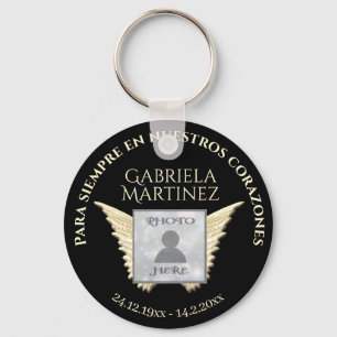 Spanisch Para siempre en nuestros corazones Schlüsselanhänger