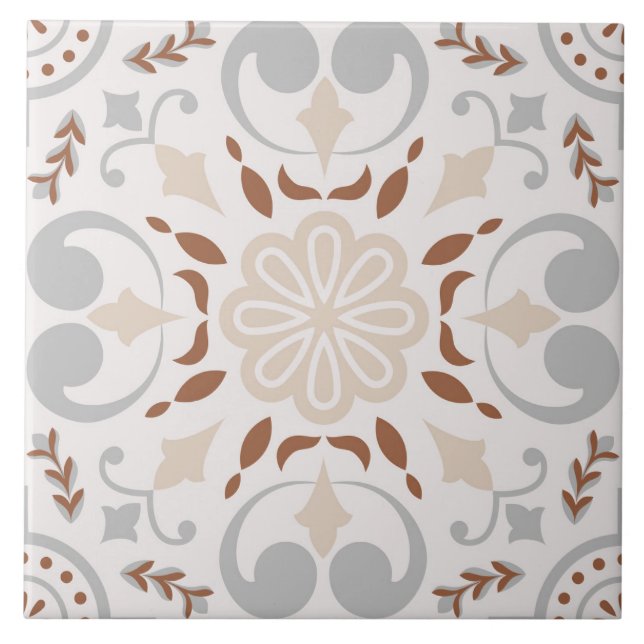 Spanisch Portugiesisch Boho  Fliese (Vorderseite)