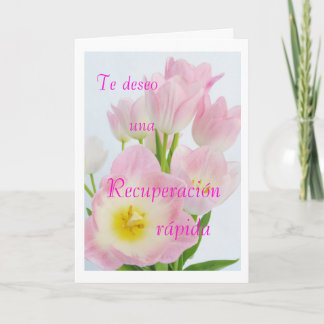 Spanisch: Recuperación / Wohlergehen Karte