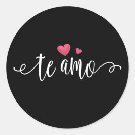 Spanisch Te Amo I Liebe You Valentine | Aufkleber