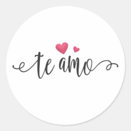Spanisch Te Amo I Liebe You Valentine | Aufkleber