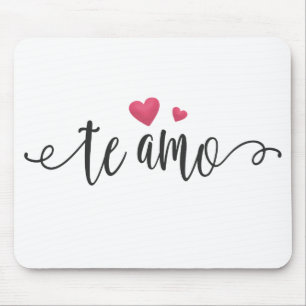 Spanisch Te Amo I Liebe You Valentine   Mousepad