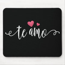 Spanisch Te Amo I Liebe You Valentine | Mousepad