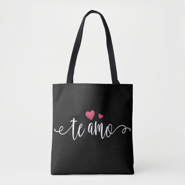 Spanisch Te Amo I Liebe You Valentine | Tragetasch Tasche (Vorderseite)