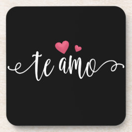 Spanisch Te Amo I Liebe You Valentine | UNTERSETZE Getränkeuntersetzer