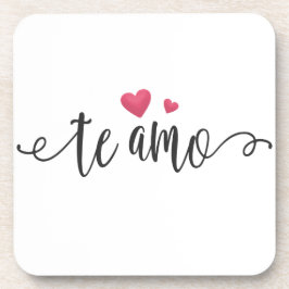 Spanisch Te Amo I Liebe You Valentine | UNTERSETZE Getränkeuntersetzer