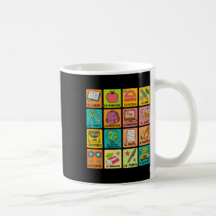 Spanisch Vokabular Zurück zur Schule Maestra Bilin Kaffeetasse