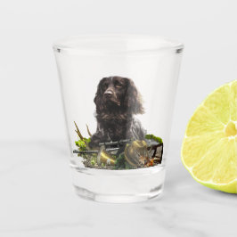 Spanisch, Wachtelhund Schnapsglas