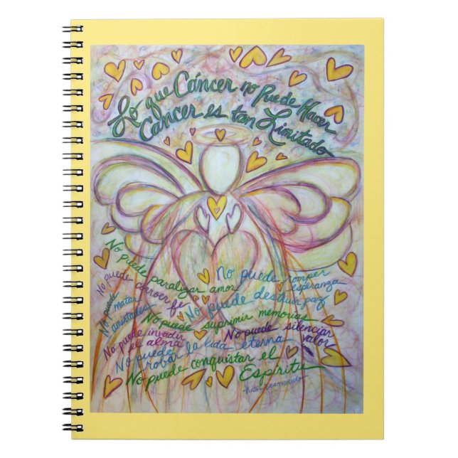 Spanisch Was Krebs nicht tun Notebook Art Journal Notizblock (Vorderseite)