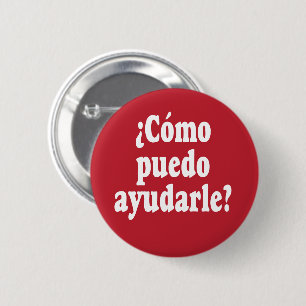 Spanisch, wie ich helfe Ihnen kann - Como puedo Button