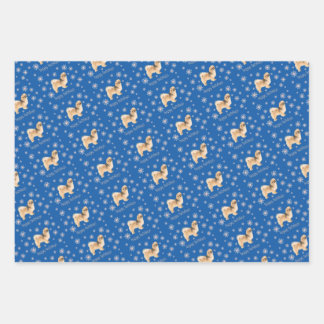 Spanisch Wrapping Paper Flat Sheet Set 3 Geschenkpapier Set