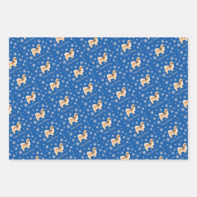 Spanisch Wrapping Paper Flat Sheet Set 3 Geschenkpapier Set (Vorderseite)