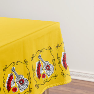 Spanische Andenken-Eckentischdecke 52 x 70 Tischdecke