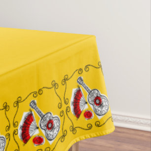 Spanische Andenken-Eckentischdecke 60 x 104 Tischdecke
