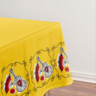 Spanische Andenken-Eckentischdecke 60 x 84 Tischdecke