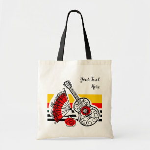 Spanische Andenken-klassische Streifen-Text-Tasche Tragetasche