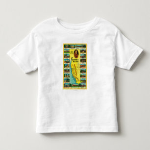 Spanische Aufträge von Kalifornien-Vertretung Kleinkind T-shirt