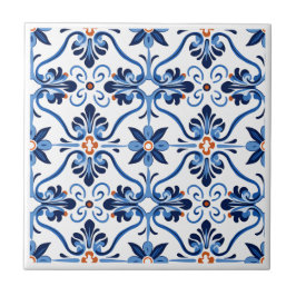 Spanische Azulejos-Keramiken Fliese