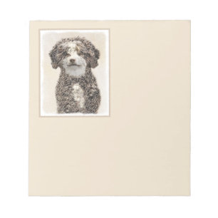Spanische Dog Malerei - Niedliche Original Hunde K Notizblock