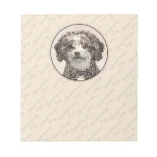 Spanische Dog Malerei - Niedliche Original Hunde K Notizblock