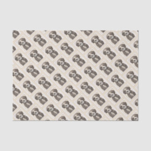 Spanische Dog Malerei - Niedliche Original Hunde K Seidenpapier