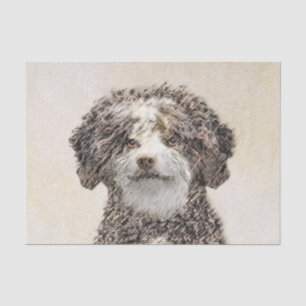 Spanische Dog Malerei - Niedliche Original Hunde K Seidenpapier