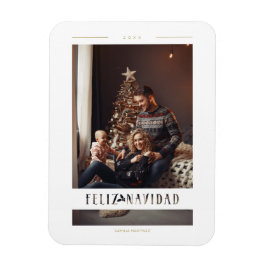 Spanische Feliz Navidad Wimshical Calligraphy Magnet