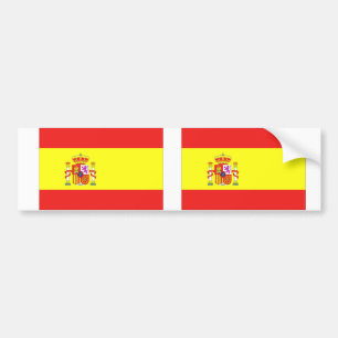 Spanische Flagge Autoaufkleber