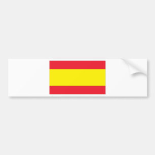 Spanische Flagge Autoaufkleber