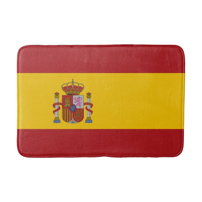 Spanische Flagge Badematte (Vorderseite)