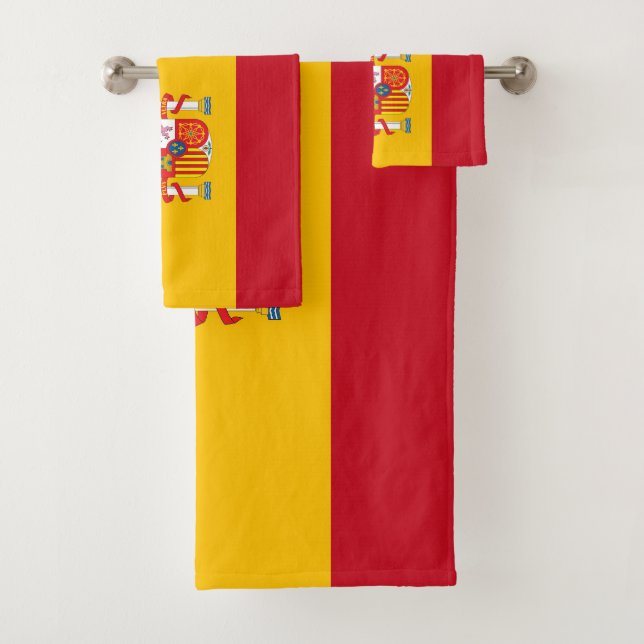 Spanische Flagge Badhandtuch Set (Insitu)