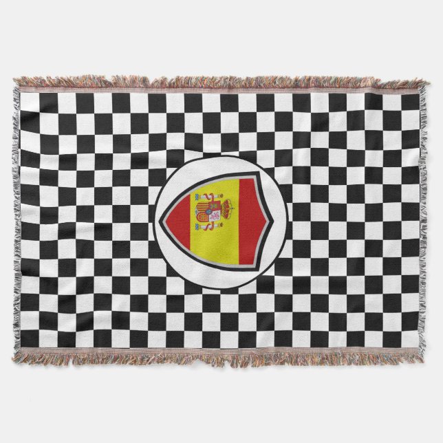 Spanische Flagge Decke (Vorderseite)
