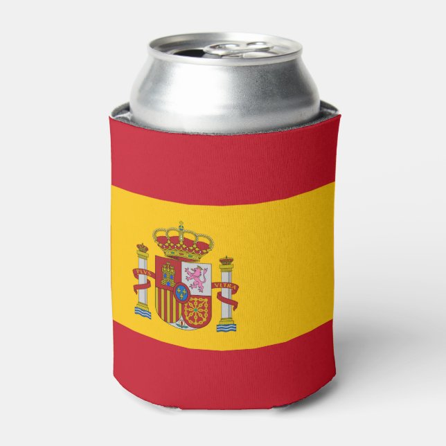 Spanische Flagge Dosenkühler (Kanne Vorderseite)