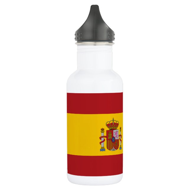 Spanische Flagge Edelstahlflasche (Links)