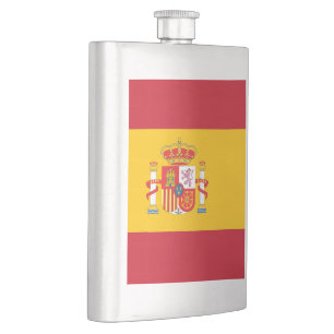 Spanische Flagge Flachmann