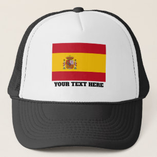 Spanische Flagge für Lastkraftwagenhut Truckerkappe