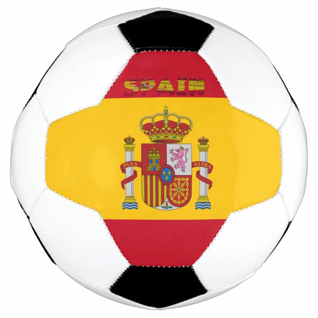 Spanische Flagge Fußball (Vorderseite)