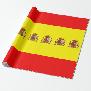 Spanische Flagge Geschenkpapier