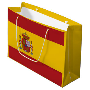 Spanische Flagge Große Geschenktüte