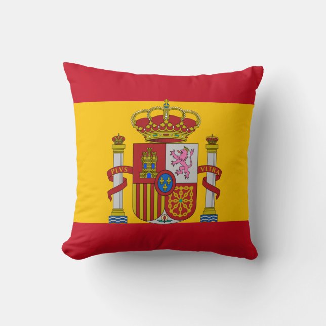 Spanische Flagge Kissen (Vorderseite)