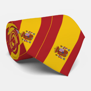 Spanische Flagge Krawatte