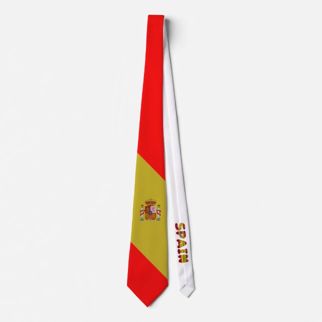 spanische Flagge Krawatte (Vorderseite)