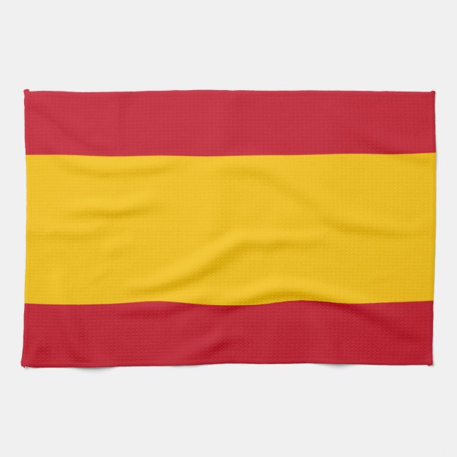 Spanische Flagge Küchentuch (Horizontal)