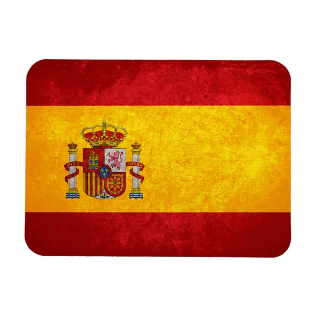 Spanische Flagge Magnet (Horizontal)