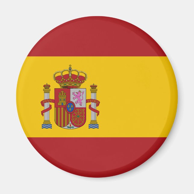 Spanische Flagge Magnet (Vorne)