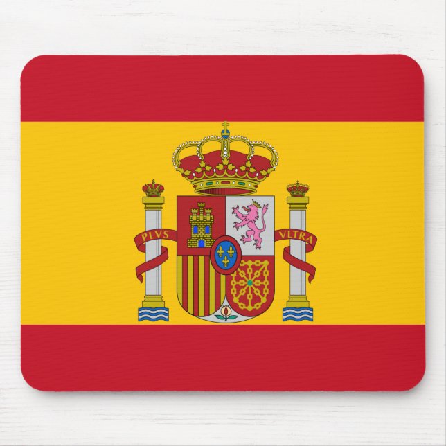 Spanische Flagge Mousepad (Vorne)
