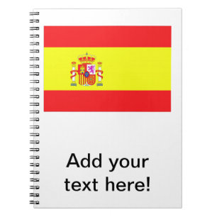Spanische Flagge Notizblock